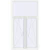 Pricing Tilt-and-Turn 1470x2720 mm REHAU OPTIMUM EURO-DESIGN 70 RAL 9016 Traffic white two-sided