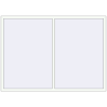 Ustalenie cen Okna skrzydłowe 2100x1500 mm ALU STANDARD 72 RAL 9016 Traffic white dwustronny
