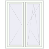 Pricing Tilt-and-Turn 1100x1400 mm REHAU OPTIMUM EURO-DESIGN 70 RAL 9016 Traffic white two-sided
