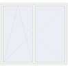 Pricing Tilt-and-Turn 2600x2400 mm REHAU OPTIMUM EURO-DESIGN 70 RAL 9016 Traffic white two-sided