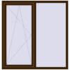 Pricing Tilt-and-Turn 1500x1500 mm EPSILON OPTIMA DARK_OAK two-sided