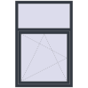 Pricing Tilt-and-Turn 1000x1500 mm REHAU OPTIMUM EURO-DESIGN 70 ANTHRACITE_GREY_STRUKTURAL external