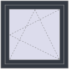 Pricing Tilt-and-Turn 800x800 mm REHAU ENERGY-SAVING SYNEGO MD ANTHRACITE_GREY_STRUKTURAL two-sided