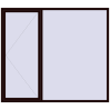 Pricing Tilt-and-Turn 2400x2100 mm REHAU OPTIMUM EURO-DESIGN 70 CHOCOLATE_BROWN two-sided