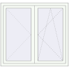 Pricing Tilt-and-Turn 1250x1170 mm REHAU OPTIMUM EURO-DESIGN 70 RAL 9016 Traffic white two-sided