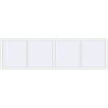 Pricing Tilt-and-Turn 3500x1000 mm REHAU OPTIMUM EURO-DESIGN 70 RAL 9016 Traffic white two-sided