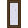 Pricing Tilt-and-Turn 550x1130 mm REHAU OPTIMUM EURO-DESIGN 70 DARK_OAK two-sided