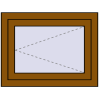 Pricing Tilt-and-Turn 720x550 mm REHAU OPTIMUM EURO-DESIGN 70 GOLDEN OAK two-sided