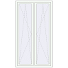 Pricing Tilt-and-Turn 1100x2000 mm REHAU ENERGY-SAVING SYNEGO MD RAL 9016 Traffic white two-sided