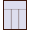 Pricing Tilt-and-Turn 2000x2500 mm REHAU OPTIMUM EURO-DESIGN 70 BLACK_CHERRY two-sided