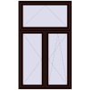Pricing Tilt-and-Turn 1200x2000 mm REHAU OPTIMUM EURO-DESIGN 70 CHOCOLATE_BROWN two-sided