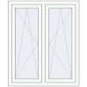 Pricing Tilt-and-Turn 1000x1200 mm REHAU OPTIMUM EURO-DESIGN 70 RAL 9016 Traffic white two-sided