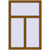 Pricing Tilt-and-Turn 800x1200 mm REHAU ENERGY-SAVING SYNEGO MD GOLDEN OAK two-sided