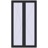 Pricing Tilt-and-Turn 1170x2170 mm REHAU ENERGY-SAVING SYNEGO MD BLACK_ULTI-MATT two-sided