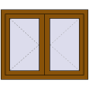 Pricing Tilt-and-Turn 1000x800 mm REHAU OPTIMUM EURO-DESIGN 70 GOLDEN OAK two-sided