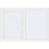Pricing Tilt-and-Turn 1600x1100 mm REHAU OPTIMUM EURO-DESIGN 70 RAL 9016 Traffic white two-sided
