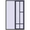 Ustalenie cen Okna skrzydłowe 1500x2350 mm REHAU ENERGY-SAVING SYNEGO MD ANTHRACITE_GREY_STRUKTURAL dwustronny