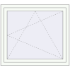 Pricing Tilt-and-Turn 1100x950 mm REHAU ENERGY-SAVING SYNEGO MD RAL 9016 Traffic white two-sided