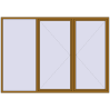 Pricing Tilt-and-Turn 3000x2100 mm REHAU ENERGY-SAVING SYNEGO MD LIGHT_OAK two-sided