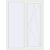 Pricing Tilt-and-Turn 1250x1650 mm REHAU ENERGY-SAVING SYNEGO MD RAL 9016 Traffic white two-sided