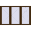 Pricing Tilt-and-Turn 2200x1400 mm REHAU OPTIMUM EURO-DESIGN 70 DARK_OAK two-sided
