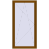 Pricing Tilt-and-Turn 1100x2200 mm REHAU ENERGY-SAVING SYNEGO MD GOLDEN OAK two-sided