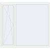 Pricing Tilt-and-Turn 2000x1800 mm REHAU OPTIMUM EURO-DESIGN 70 RAL 9016 Traffic white two-sided