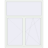Pricing Tilt-and-Turn 1600x2000 mm REHAU OPTIMUM EURO-DESIGN 70 RAL 9016 Traffic white two-sided