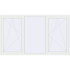 Pricing Tilt-and-Turn 2600x1500 mm ALU STANDARD 72 RAL 9016 Traffic white two-sided