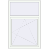 Pricing Tilt-and-Turn 1000x1500 mm REHAU BRILLANT DESIGN RAL 9016 Traffic white two-sided