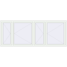 Pricing Tilt-and-Turn 2800x1100 mm REHAU OPTIMUM EURO-DESIGN 70 RAL 9016 Traffic white two-sided