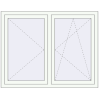 Ustalenie cen Okna skrzydłowe 1400x1100 mm REHAU OPTIMUM EURO-DESIGN 70 RAL 9016 Traffic white dwustronny
