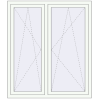 Pricing Tilt-and-Turn 1300x1500 mm REHAU OPTIMUM EURO-DESIGN 70 RAL 9016 Traffic white two-sided