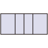 Pricing Tilt-and-Turn 4000x1800 mm REHAU BRILLANT DESIGN BLACK_BROWN two-sided