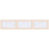 Pricing Tilt-and-Turn 3000x600 mm REHAU OPTIMUM EURO-DESIGN 70 CREAME_WHITE_50L-2 two-sided