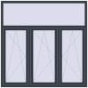 Pricing Tilt-and-Turn 1800x1800 mm REHAU OPTIMUM EURO-DESIGN 70 ANTHRACITE_GREY_STRUKTURAL external