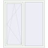 Pricing Tilt-and-Turn 1300x1500 mm REHAU BRILLANT DESIGN RAL 9016 Traffic white two-sided