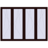 Pricing Tilt-and-Turn 2500x1800 mm REHAU ENERGY-SAVING SYNEGO MD CHOCOLATE_BROWN two-sided