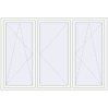 Pricing Tilt-and-Turn 2200x1500 mm REHAU ENERGY-SAVING SYNEGO MD RAL 9016 Traffic white two-sided