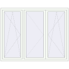 Pricing Tilt-and-Turn 1920x1500 mm REHAU BRILLANT DESIGN RAL 9016 Traffic white two-sided