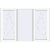 Pricing Tilt-and-Turn 2000x1400 mm REHAU OPTIMUM EURO-DESIGN 70 RAL 9016 Traffic white two-sided
