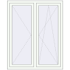 Pricing Tilt-and-Turn 1160x1430 mm REHAU OPTIMUM EURO-DESIGN 70 RAL 9016 Traffic white two-sided