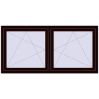 Pricing Tilt-and-Turn 1770x860 mm REHAU ENERGY-SAVING SYNEGO MD CHOCOLATE_BROWN two-sided