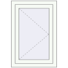 Pricing Tilt-and-Turn 600x880 mm REHAU OPTIMUM EURO-DESIGN 70 RAL 9016 Traffic white two-sided