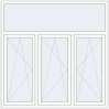 Pricing Tilt-and-Turn 1800x1800 mm REHAU OPTIMUM EURO-DESIGN 70 RAL 9016 Traffic white two-sided