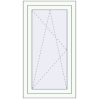 Pricing Tilt-and-Turn 550x1130 mm REHAU OPTIMUM EURO-DESIGN 70 RAL 9016 Traffic white two-sided