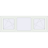 Pricing Tilt-and-Turn 1800x600 mm REHAU OPTIMUM EURO-DESIGN 70 RAL 9016 Traffic white two-sided
