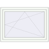 Ustalenie cen Okna skrzydłowe 1200x800 mm EPSILON OPTIMA RAL 9016 Traffic white dwustronny