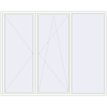Pricing Tilt-and-Turn 3000x2400 mm REHAU ENERGY-SAVING SYNEGO MD RAL 9016 Traffic white two-sided