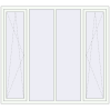 Pricing Tilt-and-Turn 2000x1800 mm REHAU BRILLANT DESIGN RAL 9016 Traffic white two-sided